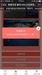 卖萌神犬晒照大赛微信投票操作教程