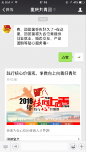 2016年践行核心价值观争做向上向善好青年主题活动