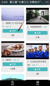 大美三江文明合川微电影大赛投票活动
