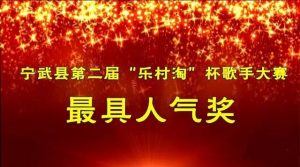 宁武县第二届乐村淘杯歌手大赛最具人气奖评选投票流程