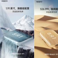 Oppo Watch预告片图像显示了1.91英寸显示屏，具有100％的DCI-P3覆盖率