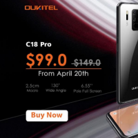 OUKITEL C18 Pro手机现仅售99美元