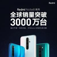 小米表示Redmi Note 8系列的全球销量突破3000万部