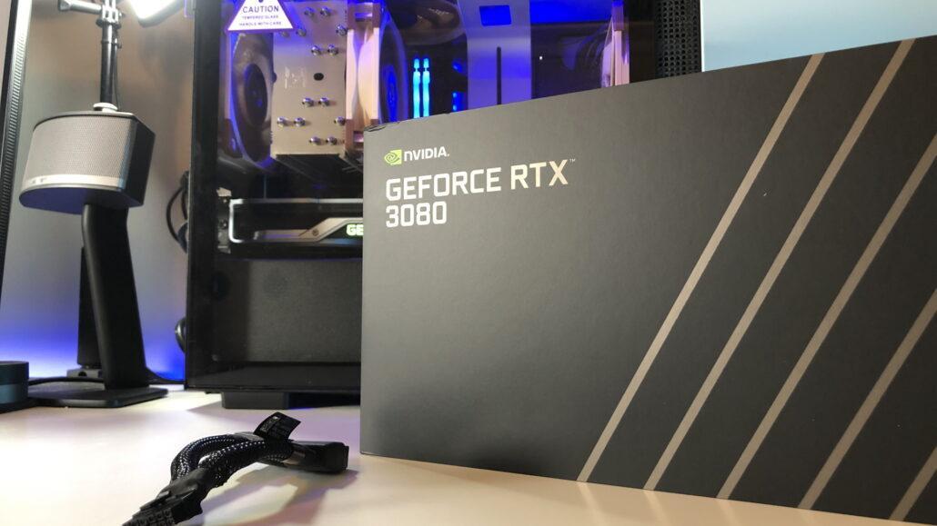 NVIDIA GeForce RTX 3080创始人版拆箱和图库
