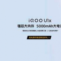 互联网分析：iQOO U1x配备了高达6GB的RAM和5,000mAh的电池