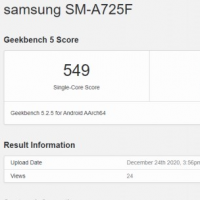 互联网分析：三星Galaxy A72正在进行Geekbench性能测试