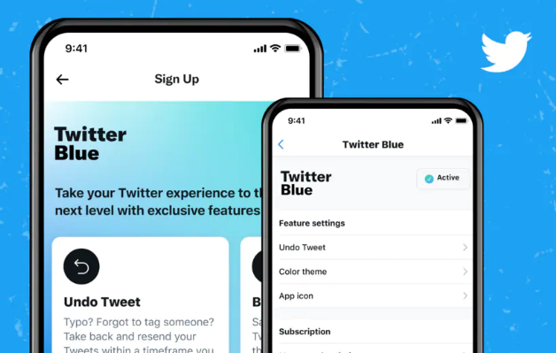 Twitter Blue推出付费订阅服务
