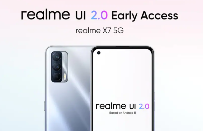 Realme将Realme UI 2.0推送到Realme X7 5G